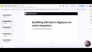 How to backfill GA4 data in BigQuery