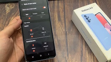 Samsung Galaxy A13: How to Change Samsung Notes Scroll Direction to Vertical / Horizontal