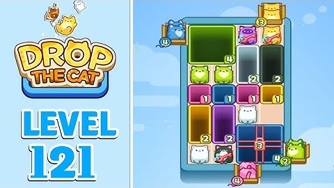 Drop The Cat Level 121 Walkthrough Solution
