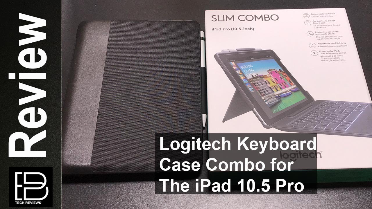 fortov robot stemme Logitech Slim Combo Keyboard Case for the iPad Pro 10.5 - YouTube