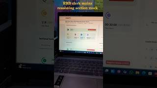 RRB Clerk Mains Reasoning Mock | 90% Accuracy 🔥 | Real Exam Level#motivation#rrb #study #shortvideo