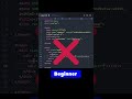 Beginner vs Pro in HTML – Must Watch! #shorts