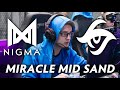 Miracle MID Sand King — Nigma vs Secret GG Wombo Combo