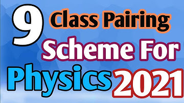 9th Physics Pairing Scheme 2021 -  Pairing Scheme of Physics 9th - Royal Learning Academy