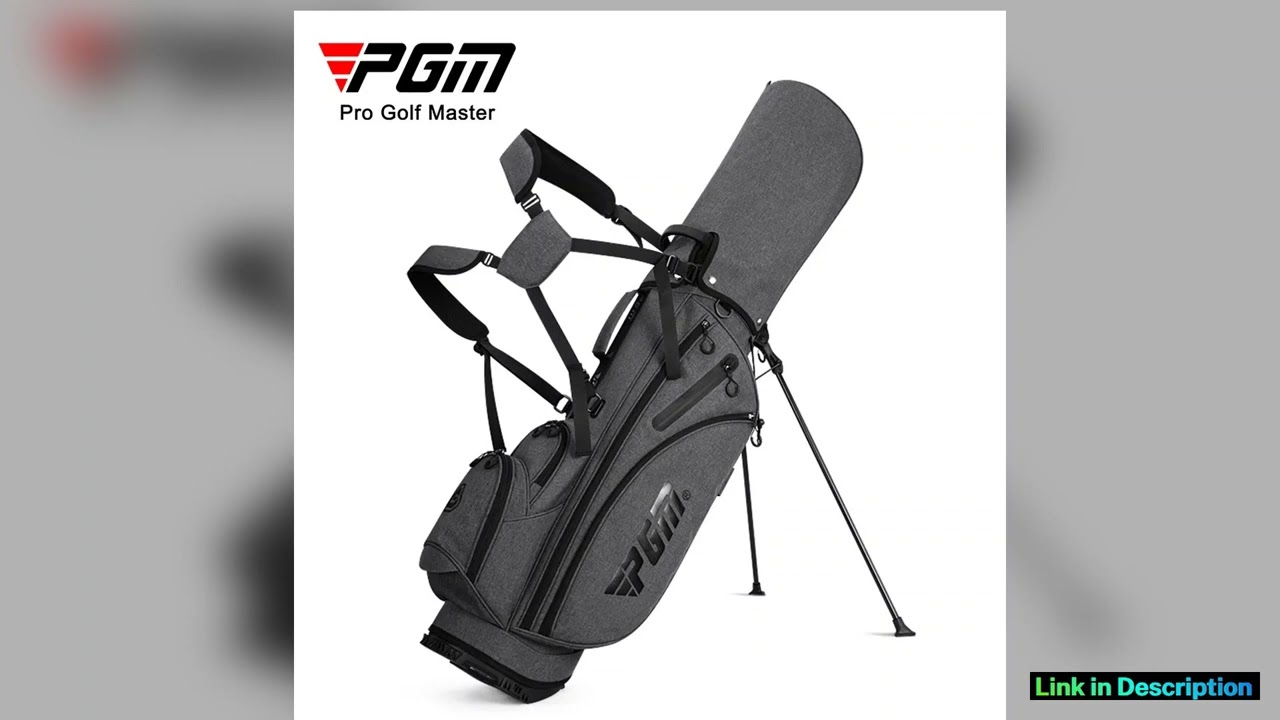 PGM Mens Golf Bag Ultra Lightweight and Stable Holder Bag QB092 Upgrade Edition