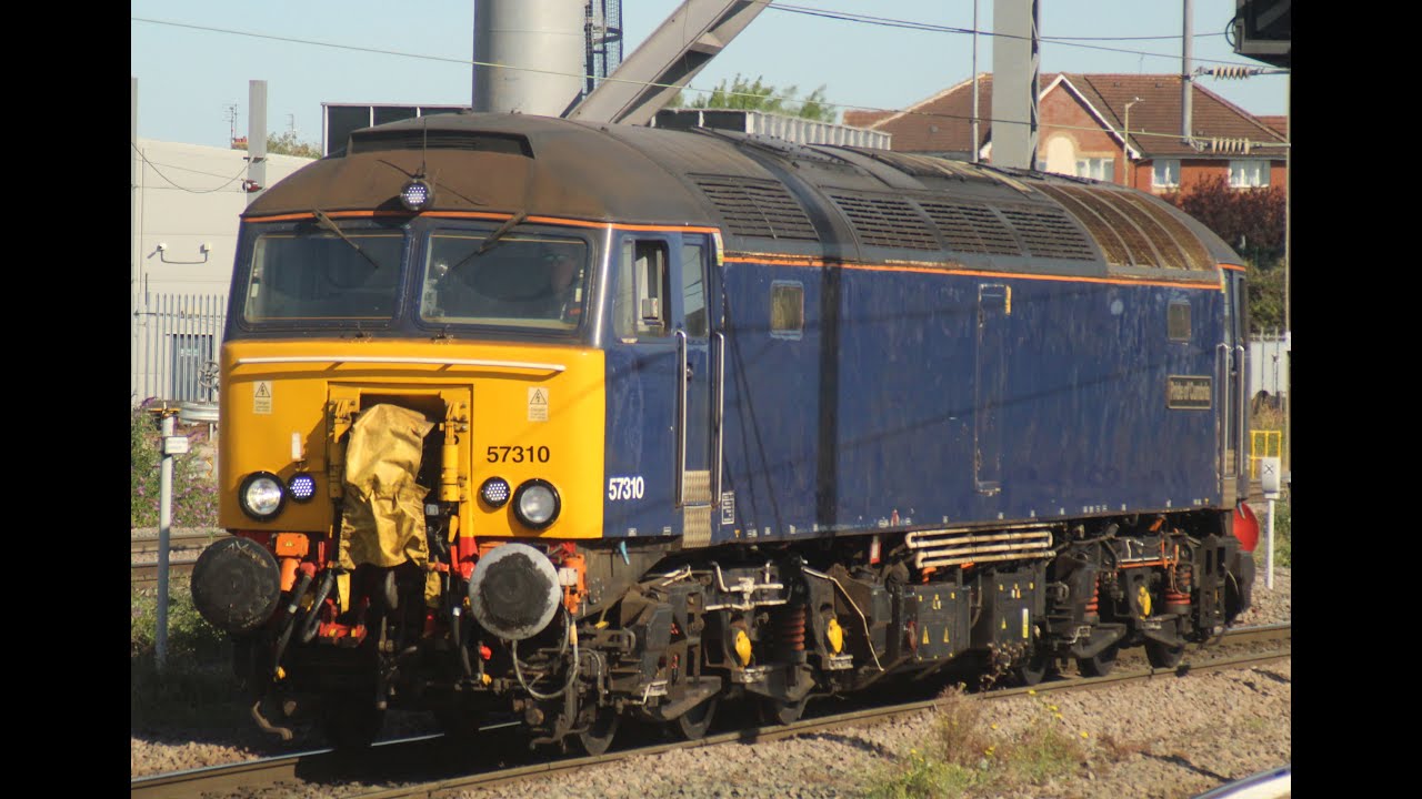 Newly acquired GBRf 57310 at Peterborough - YouTube