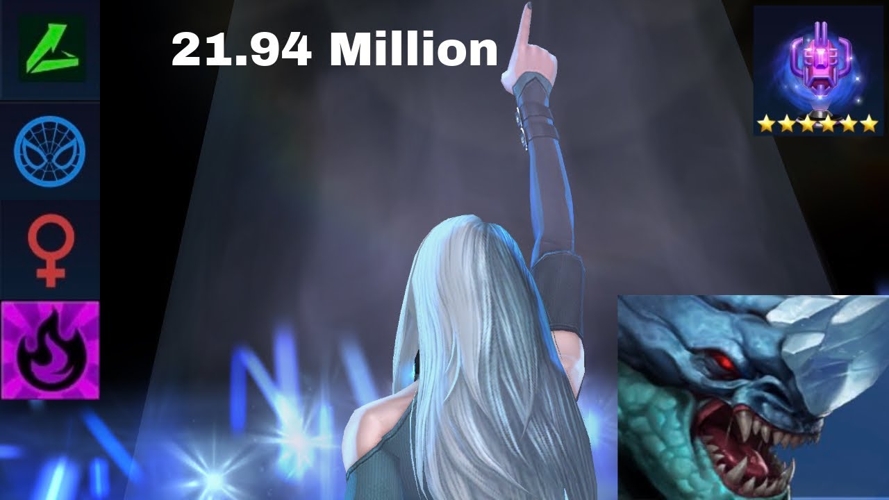 Luna LSS1 21.94 Million (Brilliant Rage) | Speed Hero Female ABX Burn - Marvel Future Fight