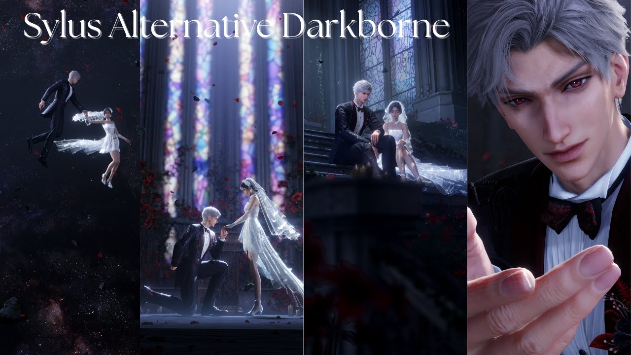 SYLUS WEDDING BANNER CARD...ALTERNATIVE DARKBORNE