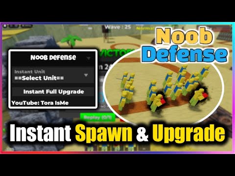 [🔥OP] Noob Defense Script - Instant Spawn Units & Full Upgrades - YouTube