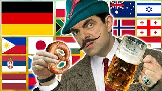 Mister Bean different languages memes part2#memes #mister bean #pokapoka