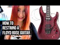 How To RESTRING a FLOYD ROSE Guitar [FOR BEGINNERS] | Jassy J
