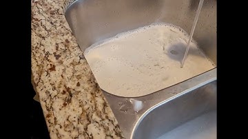Cleaning out garbage disposal with ice and no harsh chemicals.