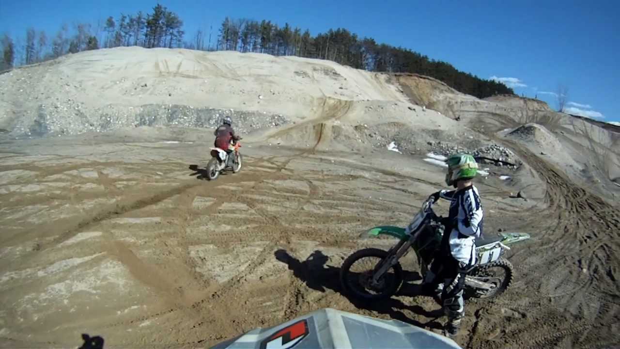 Honda Cr 125 Wide Open Step Up - YouTube