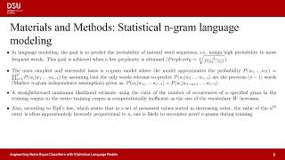 Augmenting Naive Bayes Classifiers with Statistical Language Models