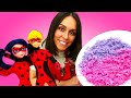 Arroz mágico de colores. Juguetes LadyBug y Adrien. Cocina para niños