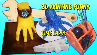 3D PRINTING TIME LAPSE 3D PRINTING FUNNY