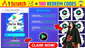 SCRATCH करके FREE REDEEM CODE 🥳 | FREE REDEEM CODE | GOOGLE PLAY REDEEM CODE KAISE LE | REDEEM CODE