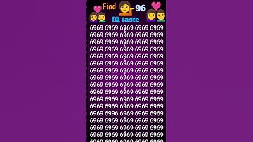 find the odd number 96 #braingame #bitcoin #butifyoucloseyoureyes #trader #wordpuzzlegame #traderdal