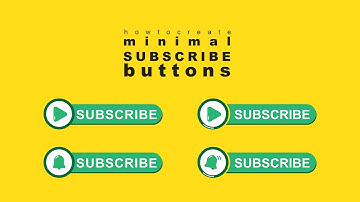 Draw with me | How to create minimal subscribe buttons | Adobe Illustrator | For Beginners 101