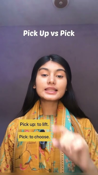 Pick Up Vs Pick english learning viral video shorts YouTube pick-up-vs-pick-english-learning-viral-video-shorts-youtube
