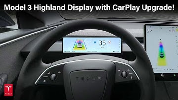 New 2024 Tesla Model 3 Highland Display with Apple CarPlay & Front Camera Upgrade! #tesla
