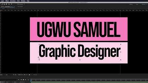 How To Create Your Own Lower Third in After Effects