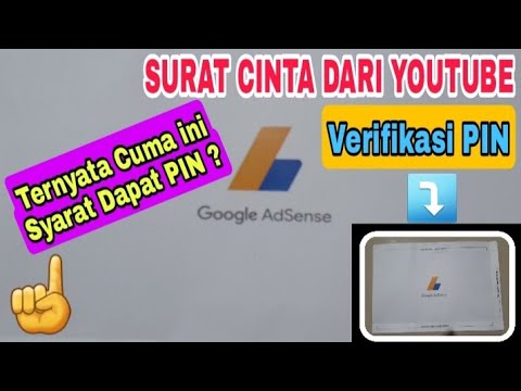 DAPAT SURAT CINTA DARI YOUTUBE | GOOGLE ADSENSE 2021