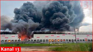 Wildberries warehouse in Russia burns again after UAV attack in Ryazan region