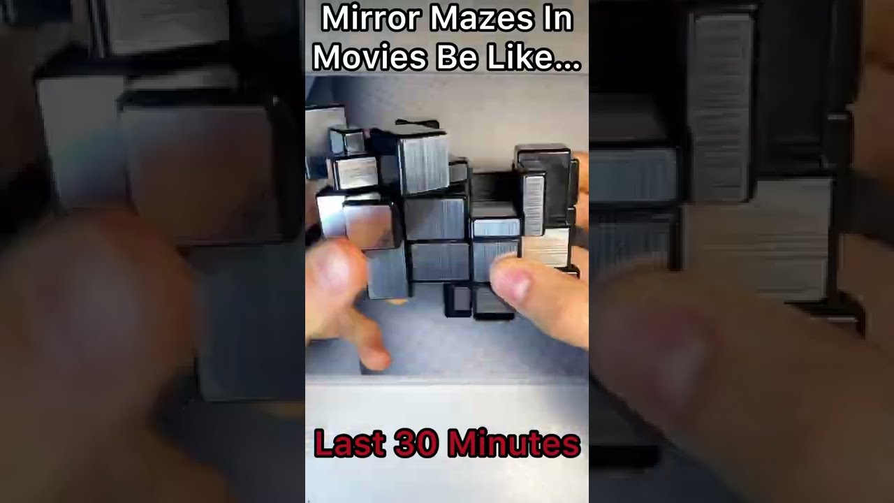 Mirror Mazes In Movies vs In Real Life shorts YouTube