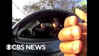 Bodycam: Cop pulls over driver missing right hand for holding phone with right hand