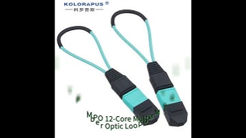 MPO MTP 12-core Multi-mode Fiber Optic Loopbacks Loopback #loopback