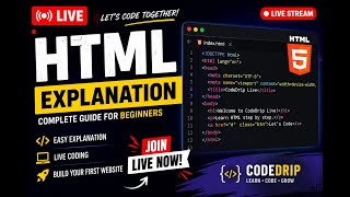 HTML Tutorial Live  | Learn HTML Step by Step