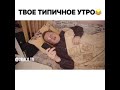 Твое типичное утро