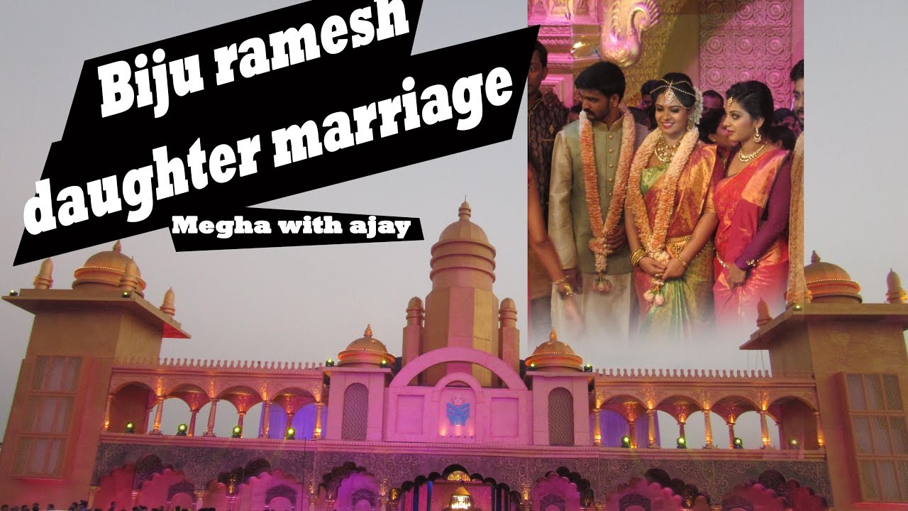 biju ramesh daughter marriage -megha b ramesh with ajay