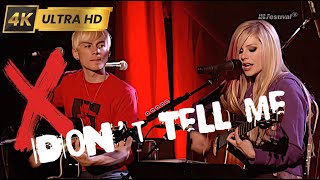 Download lagu (Remastered 4k) Avril Lavigne - Don't tell me - Live from The Roxy Theatre in Los Angeles 2007