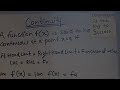 Continuity of a Function | Easy Explanation with Solved Problems
