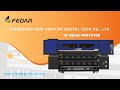 High Speed Fedar FD61915E Digital Inkjet Dye Sublimation Printer with 15 Epson I3200-A1 Heads
