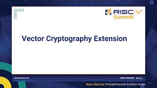 A Guide to the RISC V Cryptography Extension screenshot 1