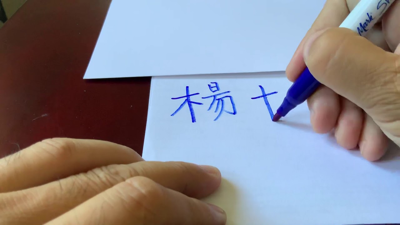 楊 杨 How to pronounce Chinese Characters: Yang 楊 杨。中國漢字的發音和書寫 ️：楊 杨 ...