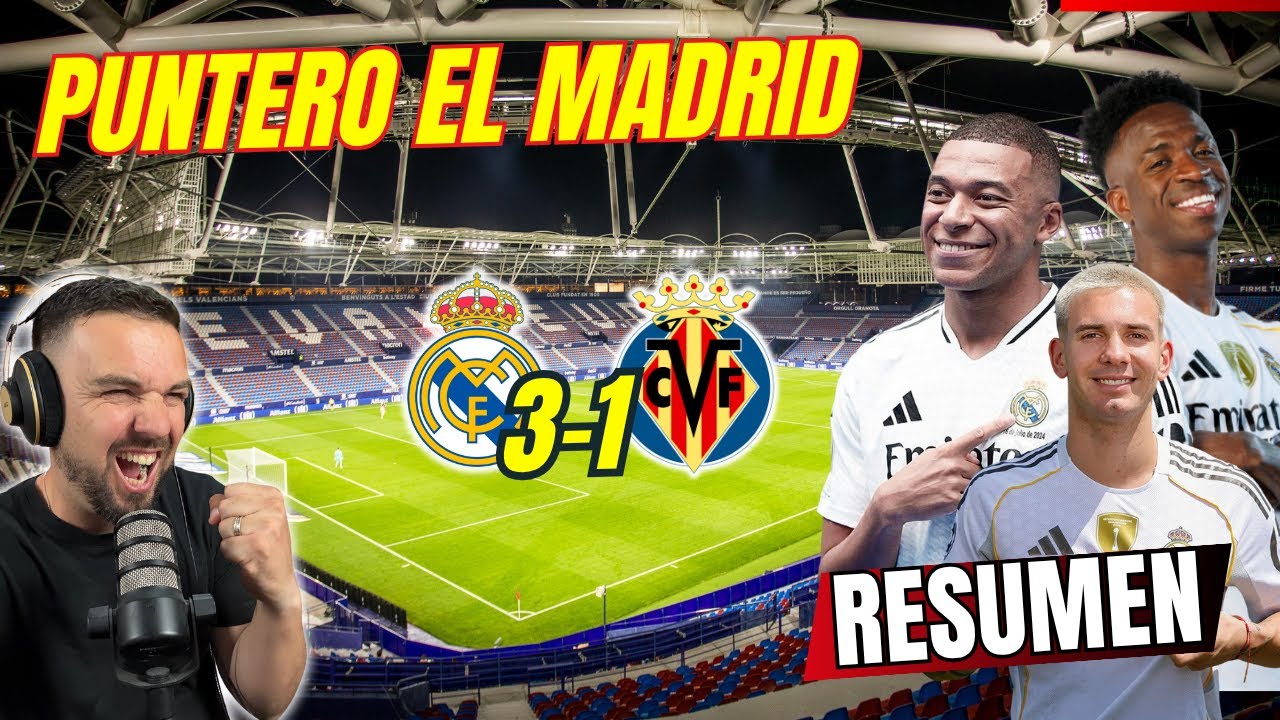 SHOW del Real Madrid 🔥 Doblete de Vinícius y gol de Mbappé en el 3-1 al ...
