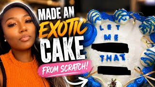 I Made The MOST EXOTIC Cake Ever...| You Won't Believe How It Turned Out! 🫦