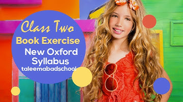 Class Two Urdu, Book Exercise, New Oxford Syllabus, taleemabadschool