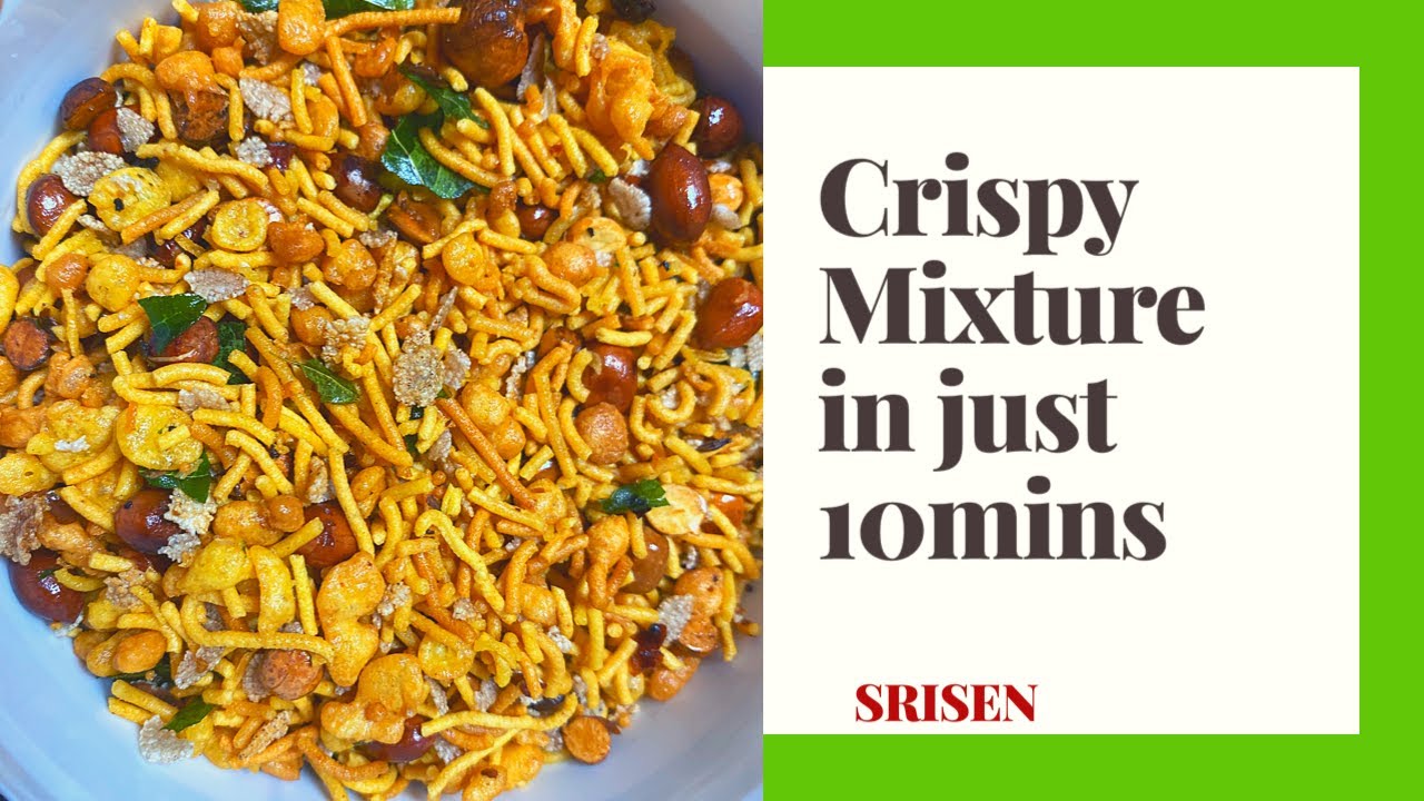 10 Minutes Crispy Snacks Recipe in Tamil Mixture Recipe மொரு மொரு