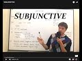 SUBJUNCTIVE