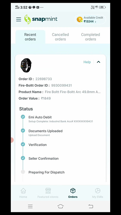 Shop Smart watches on EMI using DebitCard - Snapmint