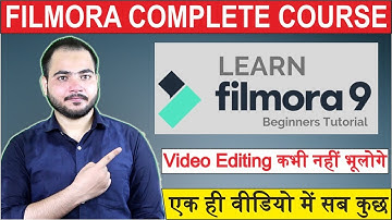 Filmora9 Complete Video Editing Tutorial For Beginners - 2020 | COMPLETE VIDEO EDITING TUTORIAL