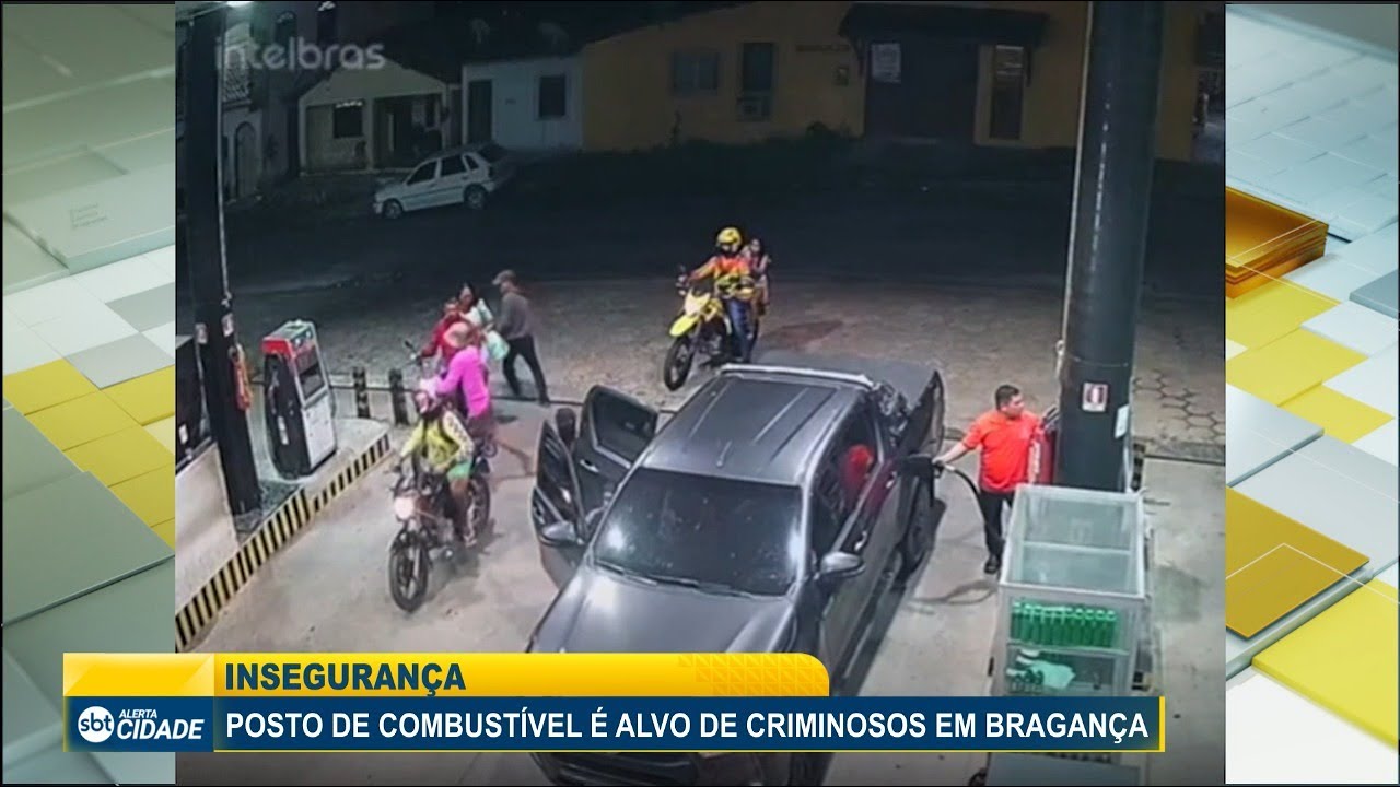 POSTO DE COMBUSTÍVEL É ALVO DE CRIMINOSOS EM BRAGANÇA