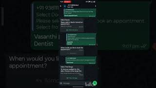 WhatsApp Appointment Booking for Clinics 📲  #ClinixPro #ryanlabs #doctors #clinicmanagement
