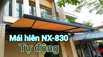 Mái hiên di động che nắng mưa NX-830 tự động  | Trinh AGS