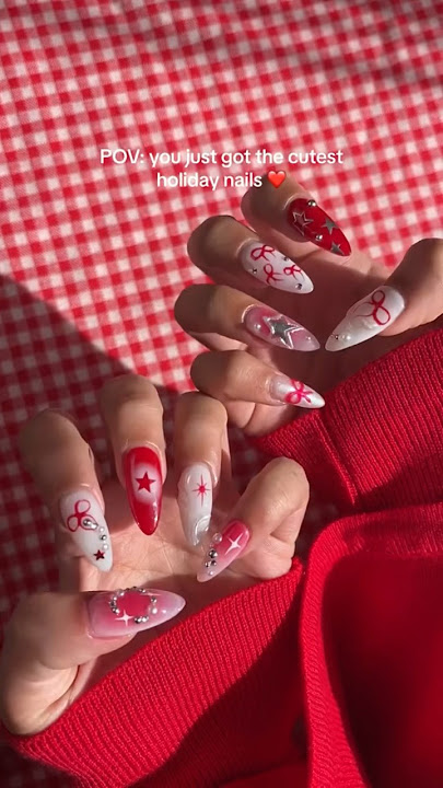 the ultimate holiday nails inspo ❤️⭐️